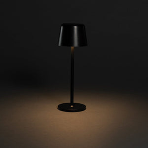 Lampada USB ricaricabile da tavolo Zenic in plastica RCS - personalizzabile con logo