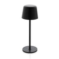Lampada USB ricaricabile da tavolo Zenic in plastica RCS nero - personalizzabile con logo