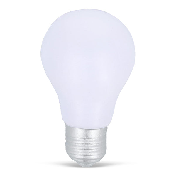 Lampadina antistress Bianco - personalizzabile con logo