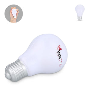 Lampadina antistress Bianco - personalizzabile con logo