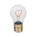 Lampadina decorativa a LED fucsia - personalizzabile con logo