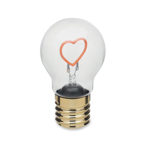 Lampadina decorativa a LED fucsia - personalizzabile con logo