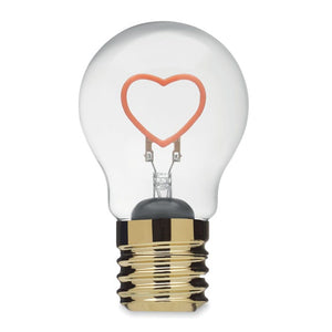 Lampadina decorativa a LED fucsia - personalizzabile con logo