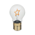 Lampadina decorativa a LED Giallo - personalizzabile con logo