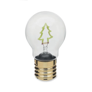 Lampadina decorativa a LED verde calce - personalizzabile con logo