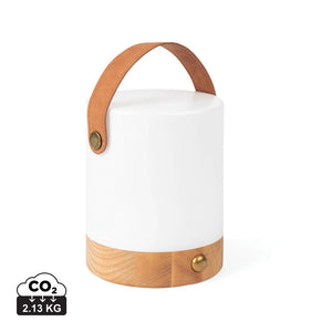 Lanterna VINGA Narni in ABS riciclato RCS marrone - personalizzabile con logo