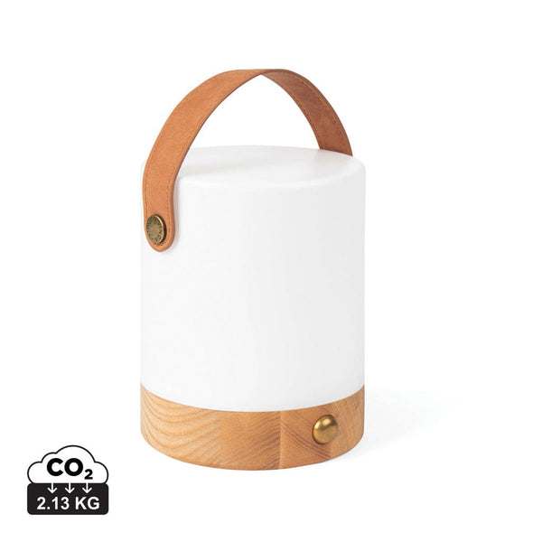 Lanterna VINGA Narni in ABS riciclato RCS marrone - personalizzabile con logo
