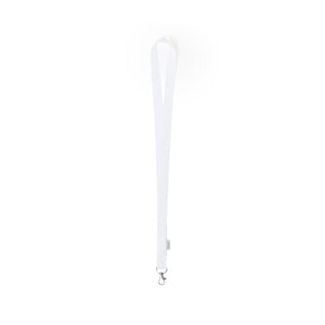 Lanyard Antibatterico Yest bianco - personalizzabile con logo