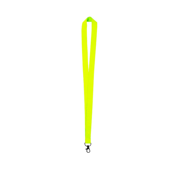 Lanyard Fluorescente Cofmil amarelo fluor - personalizzabile con logo