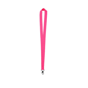 Lanyard Fluorescente Cofmil rosa fluorescente - personalizzabile con logo