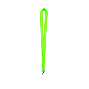 Lanyard Fluorescente Cofmil verde fluor - personalizzabile con logo