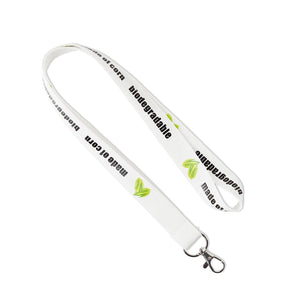 Lanyard in amido di mais - personalizzabile con logo