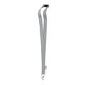 Lanyard in RPET Grigio - personalizzabile con logo
