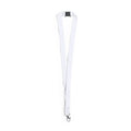 Lanyard Kappin bianco - personalizzabile con logo