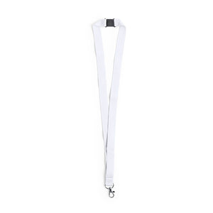 Lanyard Kappin bianco - personalizzabile con logo