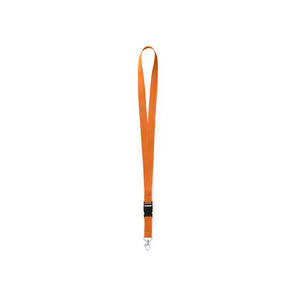 Lanyard Kunel arancione - personalizzabile con logo