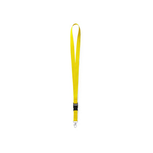 Lanyard Kunel giallo - personalizzabile con logo