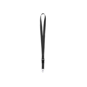 Lanyard Kunel nero - personalizzabile con logo