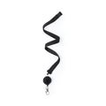Lanyard Lemer nero - personalizzabile con logo