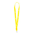 Lanyard luminoso Wilou giallo - personalizzabile con logo