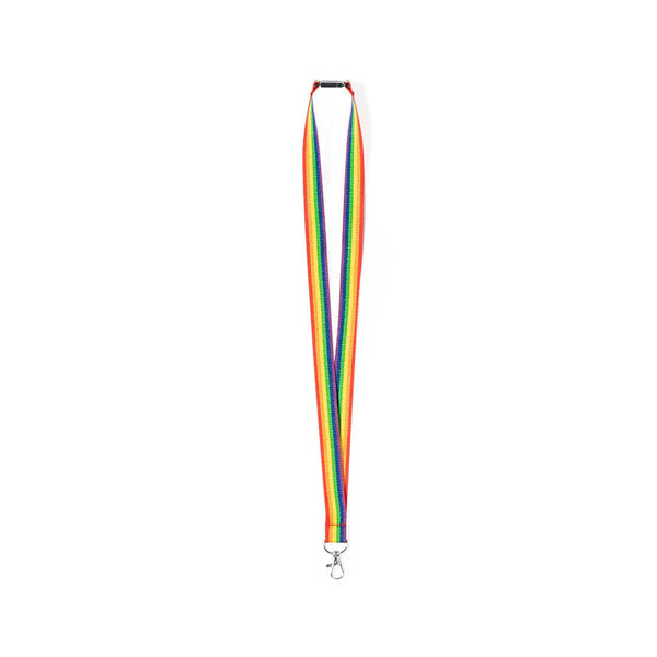 Lanyard Mapik arcobaleno - personalizzabile con logo