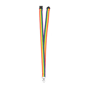 Lanyard Mapik arcobaleno - personalizzabile con logo