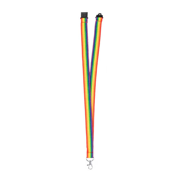 Lanyard Mapik arcobaleno - personalizzabile con logo