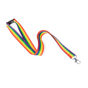Lanyard Mapik arcobaleno - personalizzabile con logo