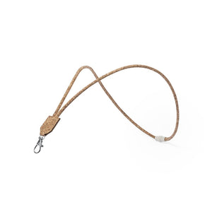 Lanyard Merul beige - personalizzabile con logo