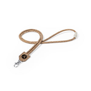 Lanyard Merul beige - personalizzabile con logo