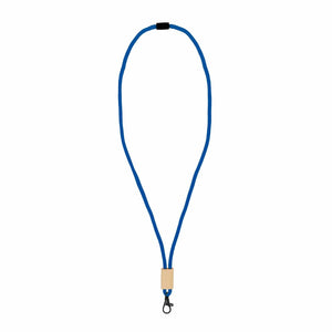 Lanyard paracord R-PET Blu - personalizzabile con logo