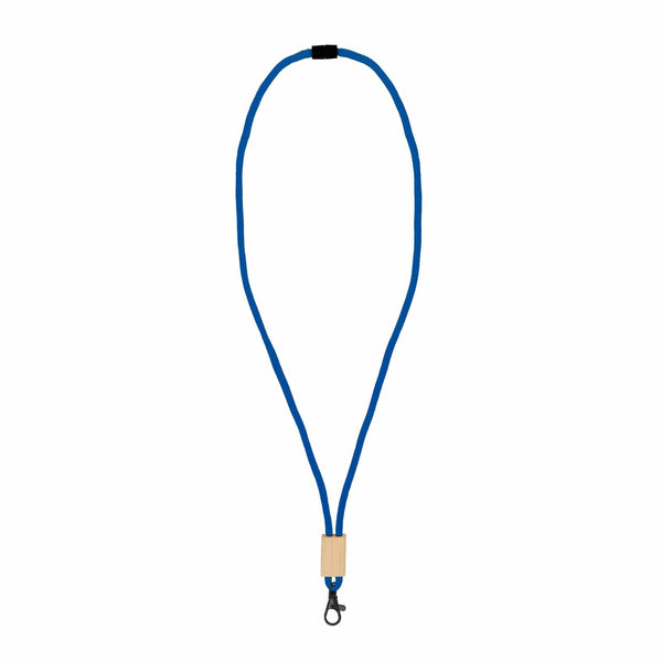 Lanyard paracord R-PET Blu - personalizzabile con logo