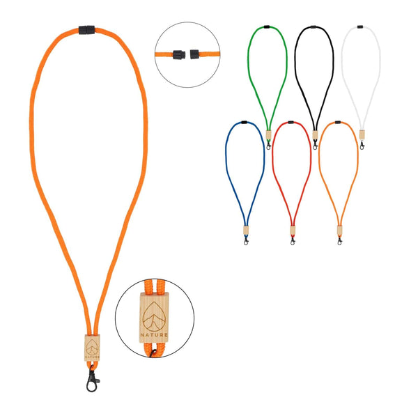 Lanyard paracord R-PET - personalizzabile con logo