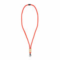 Lanyard paracord R-PET Rosso - personalizzabile con logo