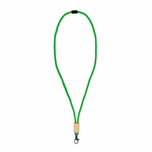 Lanyard paracord R-PET Verde - personalizzabile con logo