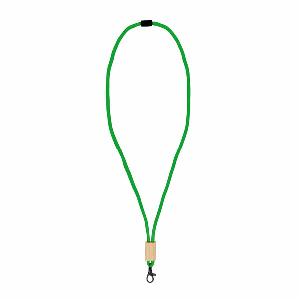Lanyard paracord R-PET Verde - personalizzabile con logo