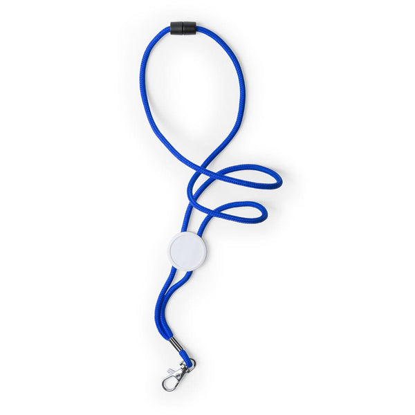 Lanyard Perux blu - personalizzabile con logo