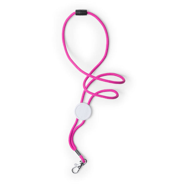 Lanyard Perux fucsia - personalizzabile con logo