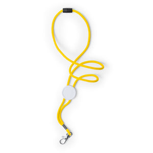 Lanyard Perux giallo - personalizzabile con logo