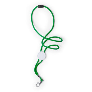 Lanyard Perux verde - personalizzabile con logo