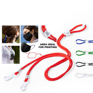 Lanyard porta-mascherina Menfix - personalizzabile con logo