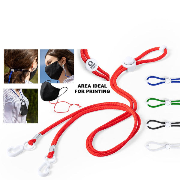 Lanyard porta-mascherina Menfix - personalizzabile con logo