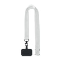 Lanyard porta telefono Bianco - personalizzabile con logo