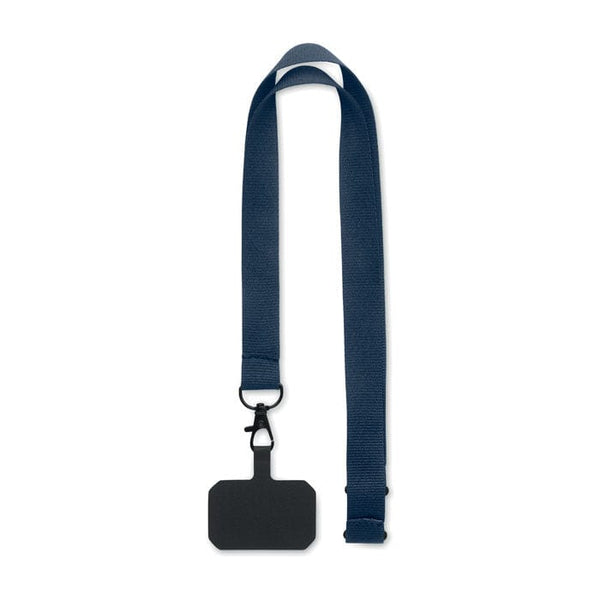 Lanyard porta telefono Blu - personalizzabile con logo