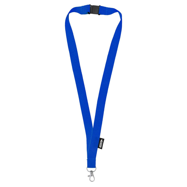Lanyard R-PET Blu - personalizzabile con logo
