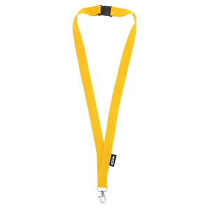 Lanyard R-PET Giallo - personalizzabile con logo