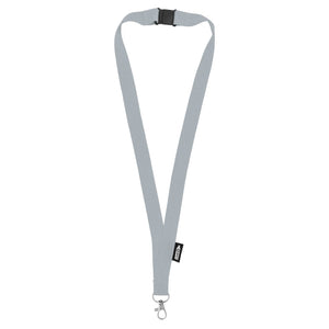 Lanyard R-PET Grigio - personalizzabile con logo