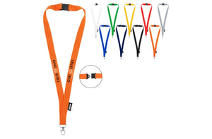 Lanyard R-PET - personalizzabile con logo