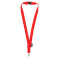 Lanyard R-PET Rosso - personalizzabile con logo