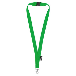 Lanyard R-PET Verde - personalizzabile con logo